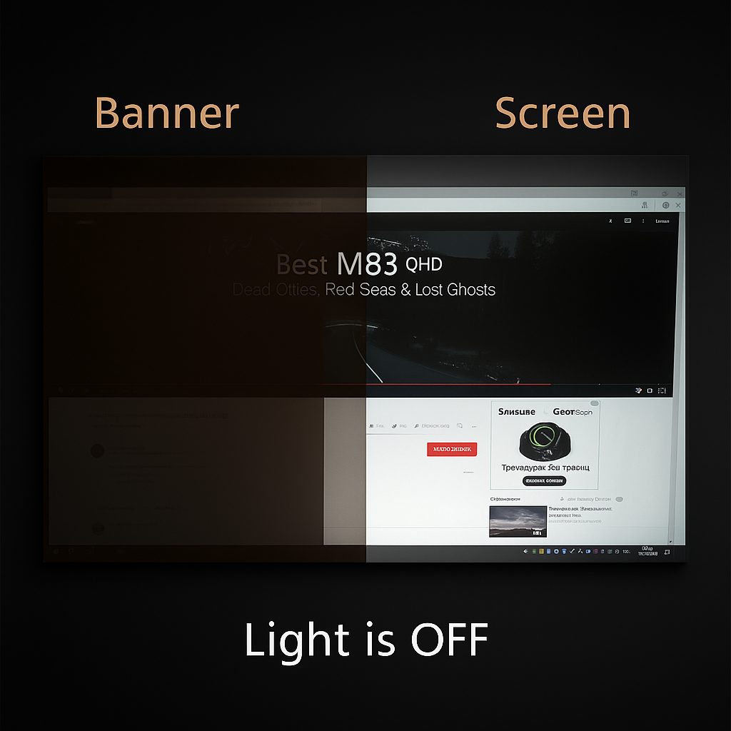 Salange Projector Screen Fabric - 120 Inch Portable Projection Screen